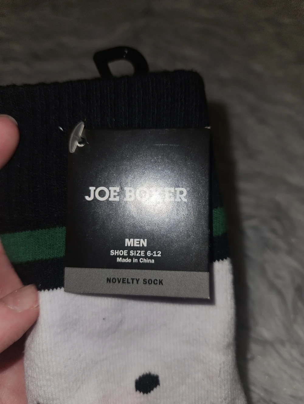 Joe Boxer Snowman Crew Socks w/ Grippers • Men’s 10–13 • NWT Cozy Holiday Socks